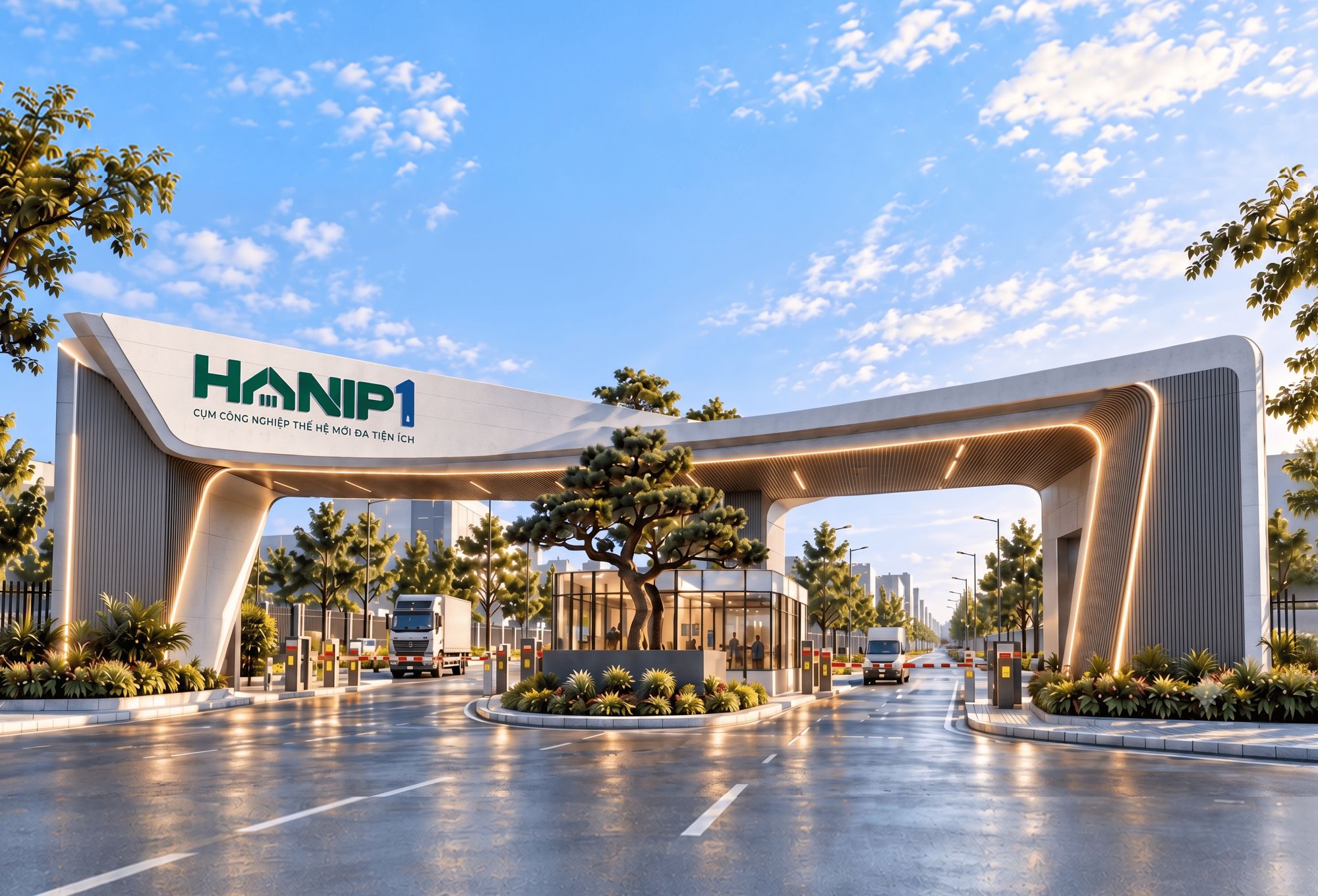 Cổng chính Hanip 1, phương án 2